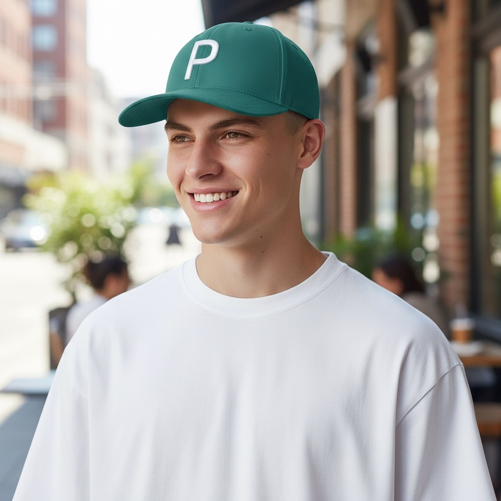 The Original P Cap by Puma, NWT, green lagoon